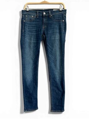 Women's Rag & Bone Washed Style W1526K Denim Skinny Jeans Capri Size 29